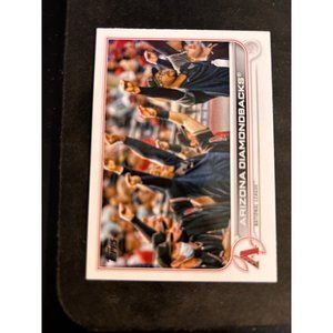 2022 topps baseball card of the Arizona diamondbacks #144